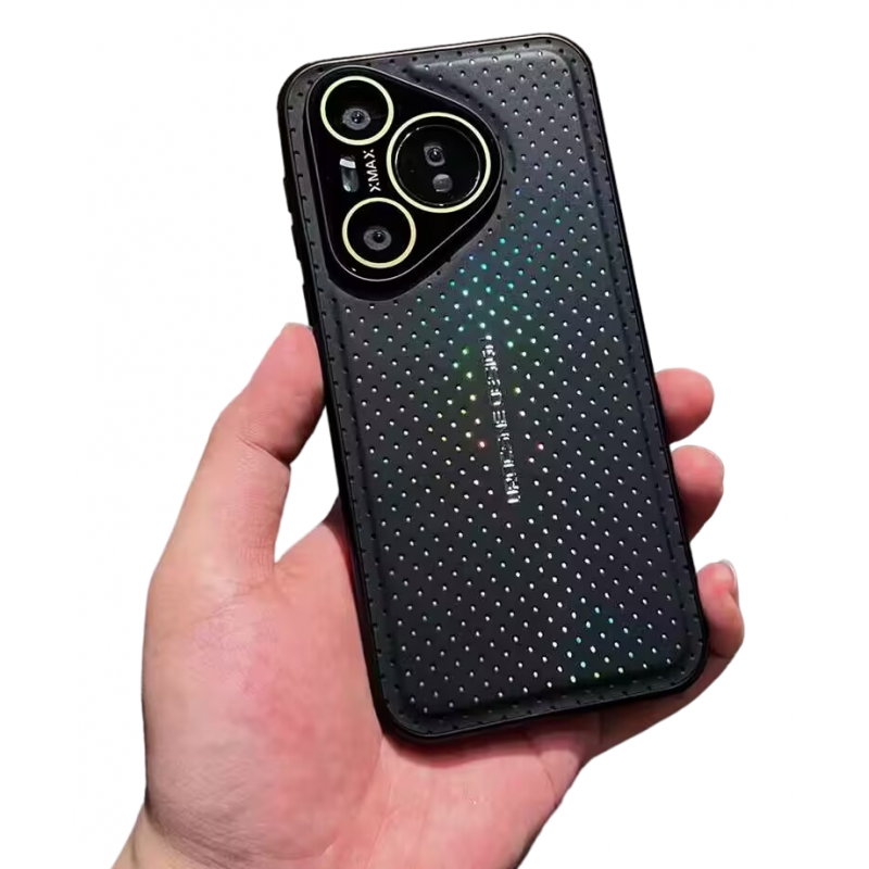 Θήκη PC & TPU Starry Sky Heat Dissipation Case Huawei Pura 70 Pro / Pura 70 Pro+ Black